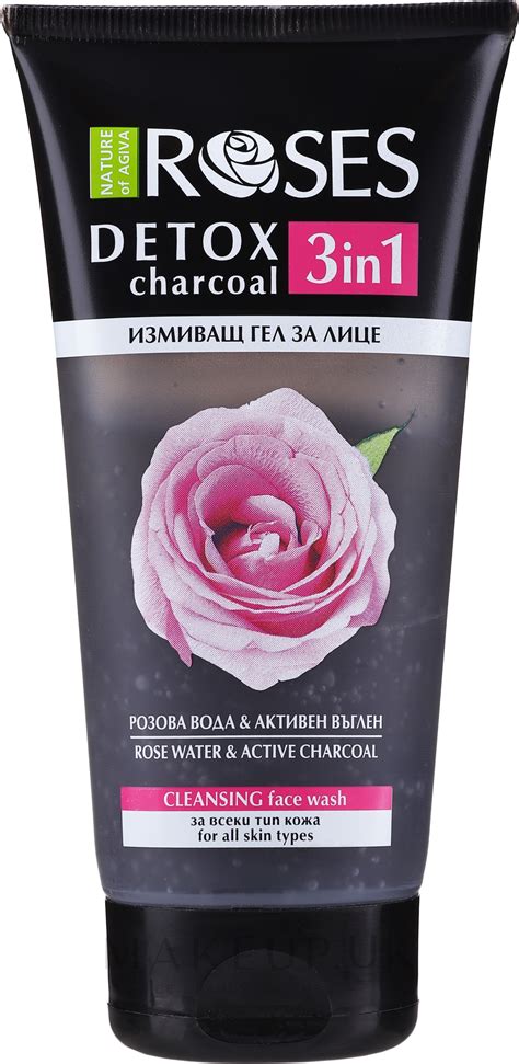 Cleansing Rose Water Charcoal Face Gel Nature Of Agiva Roses Detox