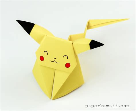 Cách gấp Pikachu giấy phong cách Origami ~ Những điều bạn chưa biết ...