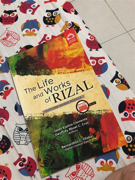 The Life And Works Of Rizal Outcome Based Module Hobbies Toys Books