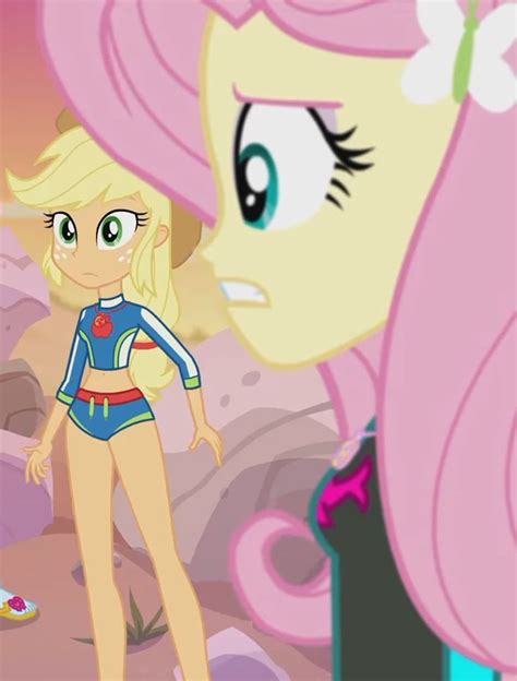 2445713 Safe Screencap Applejack Fluttershy Aww Baby Turtles