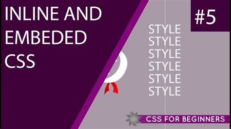 Css Tutorial For Beginners Inline Embedded Styles Youtube