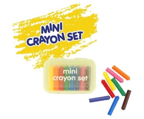 Mini Crayon Set Non Stop Party Shop