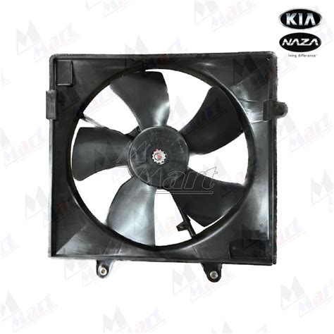 Naza Ria 4 Wire Nut Type Air Cond Radiator Fan Assembly Set Korea