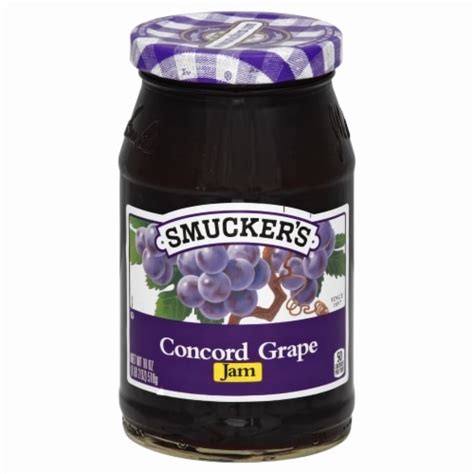 Smuckers Concord Grape Jam 18 Ounce Pack Of 3 3 Pack Kroger