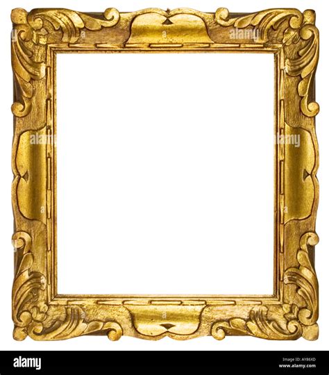 Picture Frame Gold (Square Stock Photo - Alamy