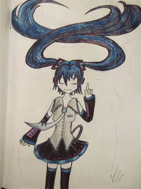 Hatsune Miku Pen By Liviavi On Deviantart