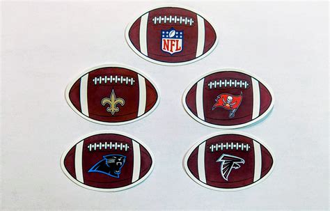 NFL Team Stickers Football Design sold by Unit - Etsy