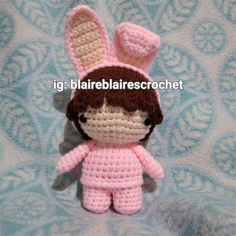 Bts Bt Jk Jungkook Cooky Amigurumi Crochet Doll Plush Handmade