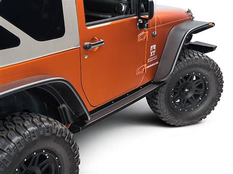 Teraflex Wrangler Rock Guard Rock Sliders 4637300 07 18 Jeep Wrangler