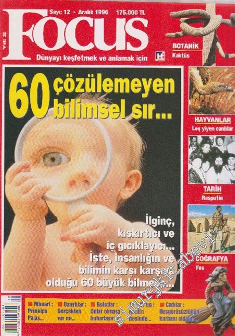 Focus Popüler Bilim ve Kültür Dergisi Dosya 60 Çözülemeyen Bilimsel