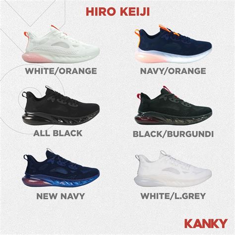 Jual Kanky Hiro Keiji Sepatu Sneakers Casual Sport Sekolah Pria