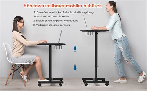 Lvhecforhm Stehpult H Henverstellbarer Schreibtisch Mobiler