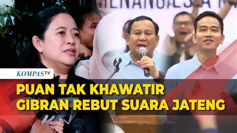 Puan Tak Khawatir Gibran Rebut Suara Di Jateng Usai Jadi Bacawapres