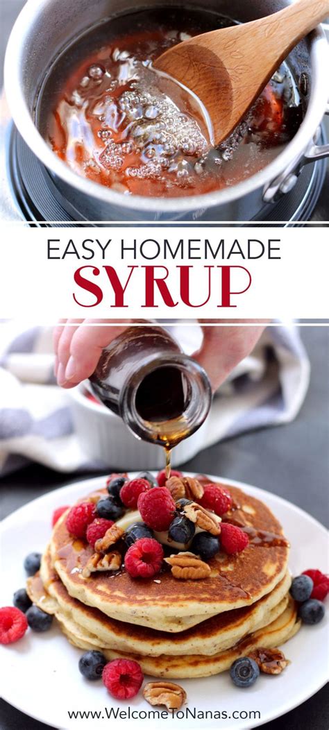 Homemade Pancake Syrup Welcome To Nana S