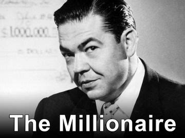 The Millionaire (TV Series 1955–1960) starring Marvin Miller as Michael Anthony. | Television ...