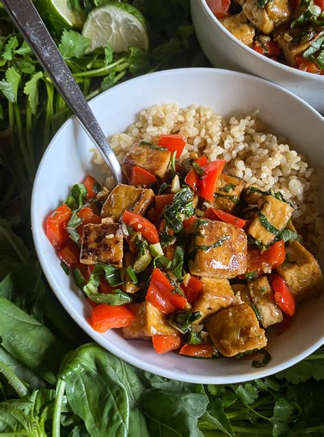 Thai Basil Tofu - Shutterbean