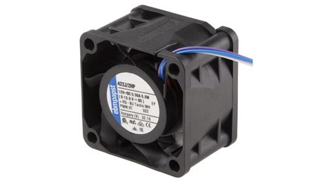 Ebm Papst 軸流ファン 電源電圧：12 V Dc Dc 40 X 40 X 28mm 422j 2hp Rs