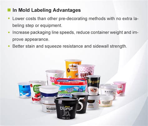 In Mold Labeling Injection Molding Production Line DKM In Mold Labeling