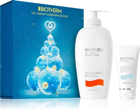 Biotherm Oil Therapy Baume Corps Coffret Cadeau Pour Femme Notino Fr