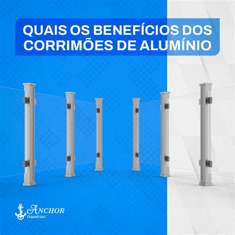 Corrimões de alumínio são ideais para uso em ambientes externos e em