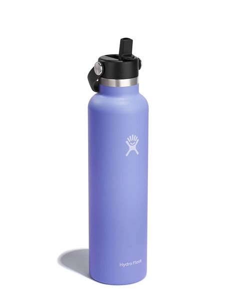 HYDRO FLASK 24 oz Standard Mouth With Straw Lid Water Bottle - LUPINE ...