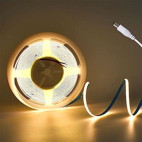 Geyueya Home Cob Led Strip M K Warm White Led Strip Light With