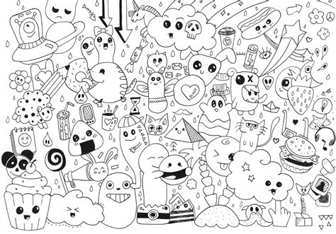 doodle coloring pages 10