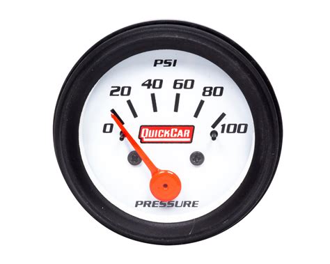 QuickCar 611 6204 Oil Pressure Gauge 0 100 Psi Mechanical