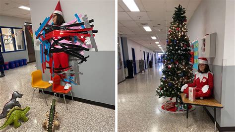 Indiana Principal Goes Viral On Tiktok As The Elf On The Shelf