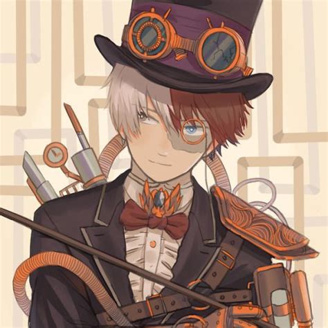 Steampunk Todoroki My Hero Academia Hero My Hero