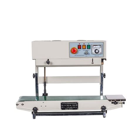 Semi Automatic Stainless Steel Continuous Band Sealer Machine Vertical