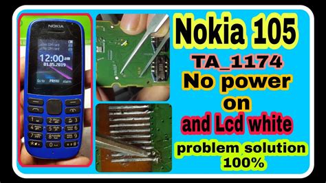 Nokia Ta No Power On And Lcd White Problem Solution Nokia