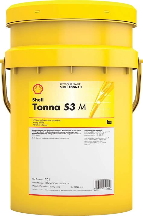 Shell Tonna S3 M 68 20L Amazon Co Uk Automotive