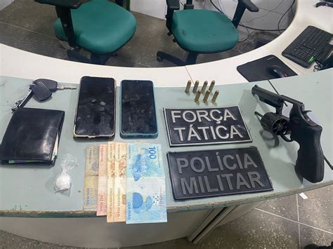 Suspeito é Preso Com Arma De Fogo Pela Força Tática Da Pmce Em Canindé