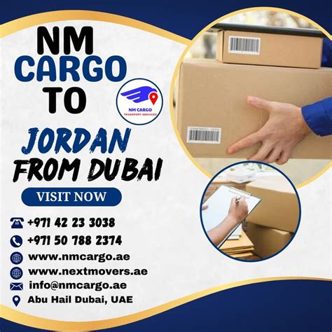 Cargo To Amman Jordan From Dubai In 2024