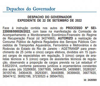 Concurso Agetransp Rj Autorizado E Ter Vagas