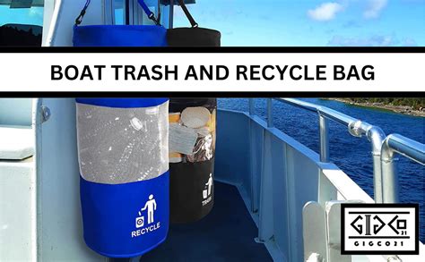 Gigco Boat Trash Bag And Recycle Garbage Bin Collapsible Portable