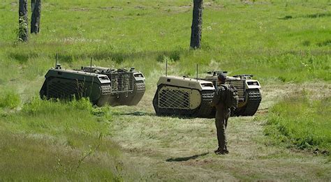 Military Unmanned Ground Drones Can Now Follow People Around Autoevolution