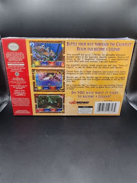 Gauntlet Legends Sealed Case Fresh Nintendo 64 1999 31719198184 Ebay