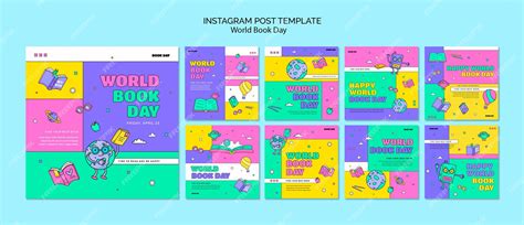 Premium Psd World Book Day Celebration Instagram Posts