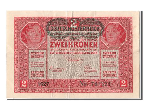 Banknote Austria Kronen Ef World Paper