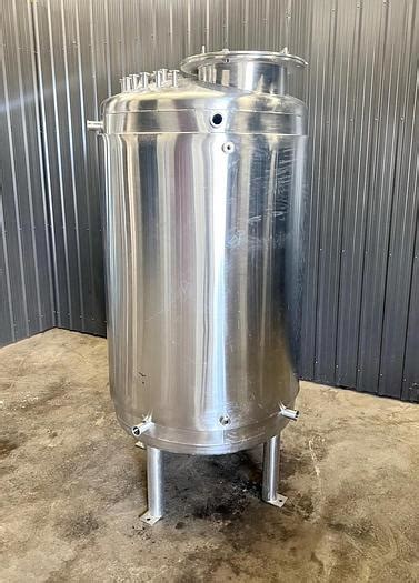 Used Sold USED 500 GALLON JACKETED TANK 316 STAINLESS STEEL At Carter