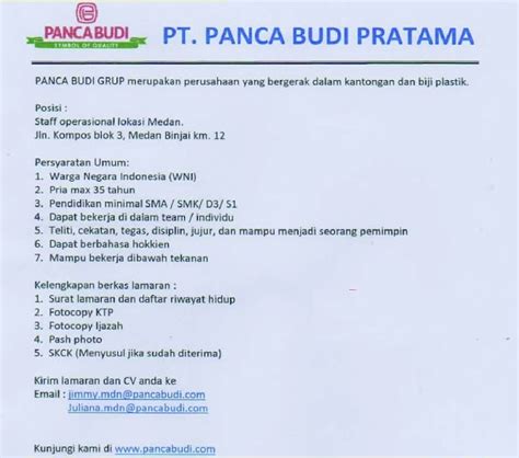 PT Panca Budi Group