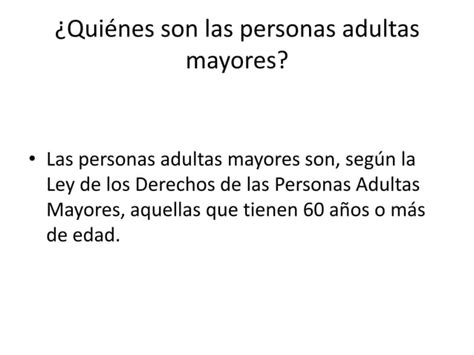 Derechos De Los Adultos Mayores Ppt Descarga Gratuita