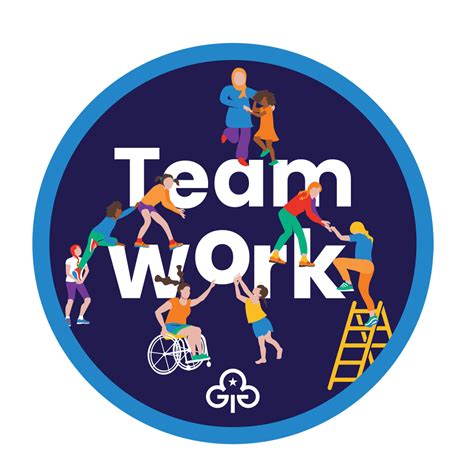 Teamwork Woven Badge Official Girlguiding Shop