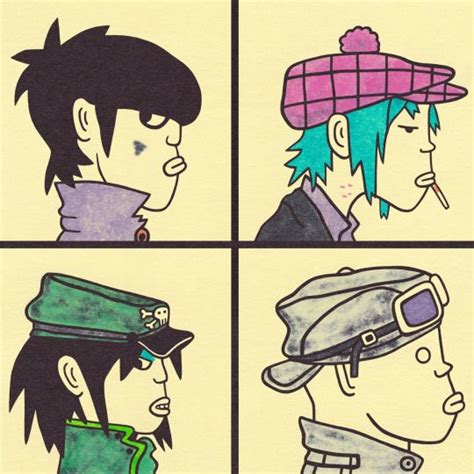 Gangster Doodles Demon Days Gorillaz Demon Days Gorillaz