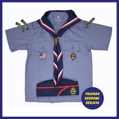 Uniform Pengakap Perempuan Sekolah Rendah Baju Persatuan Uniform