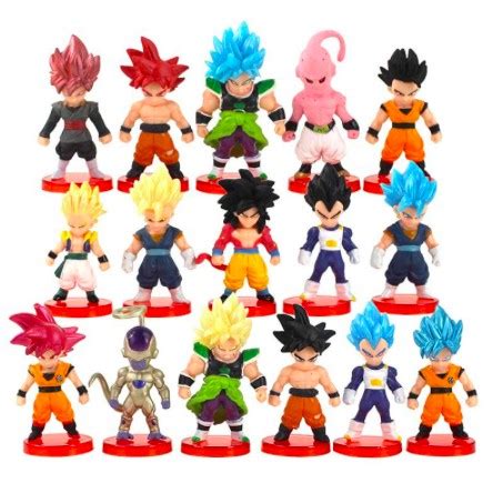 Goku SSJ Boneco Colecionável Miniatura Dragon Ball Z Action Figure em