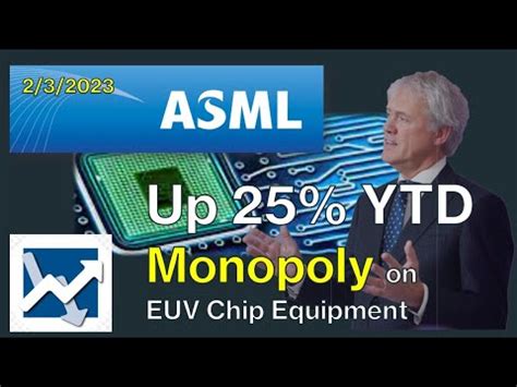 Asml Stock Up Ytd Monopoly On Euv Chip Equipment Benefits From