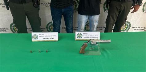 Capturados En Flagrancia Por Porte Ilegal De Armas De Fuego Policía